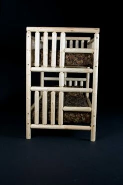 Log Bunk Bed -WALKER EDISON Shop VLF LOG NSBB BD 3