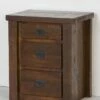 Barnwood 3 Drawer Nightstand -WALKER EDISON Shop VLF NBGNS3 NS