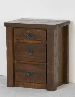 Barnwood 3 Drawer Nightstand