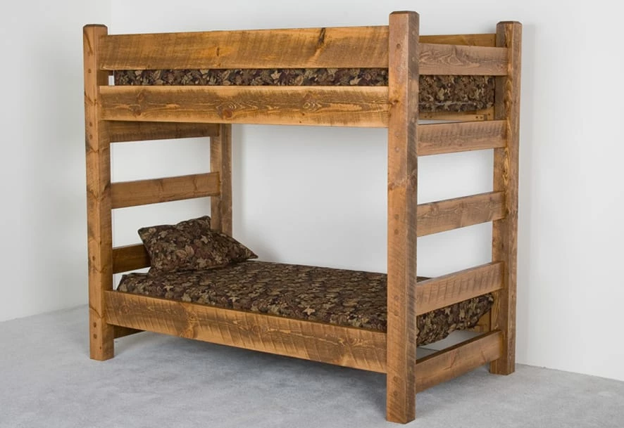 Barnwood Bunk Bed 4 Barnwood Bunk Bed - Image 2