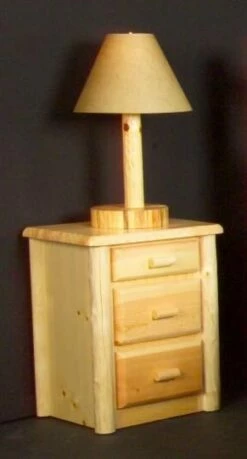 Northwoods 3 Drawer Nightstand -WALKER EDISON Shop VLF NW1NS3 NS 1