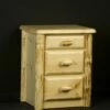 Wilderness Clear 3 Drawer Nightstand 1 Wilderness Clear 3 Drawer Nightstand -WALKER EDISON Shop VLF NW3NS3 CL NS