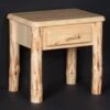 Wilderness Clear 1 Drawer Night Table -WALKER EDISON Shop VLF NW3NT1 CL NS