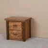 Sawtooth Hickory Honey Pine 2 Drawer Nightstand -WALKER EDISON Shop VLF VHBN2 HP NS