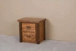 Sawtooth Hickory Honey Pine 2 Drawer Nightstand