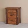 Sawtooth Hickory Honey Pine 3 Drawer Nightstand -WALKER EDISON Shop VLF VHBN3 HP NS
