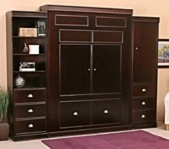 Bristol Vertical Wall Bed W/Table 10 Bristol Vertical Wall Bed W/Table -WALKER EDISON Shop WB BVT50 D 2