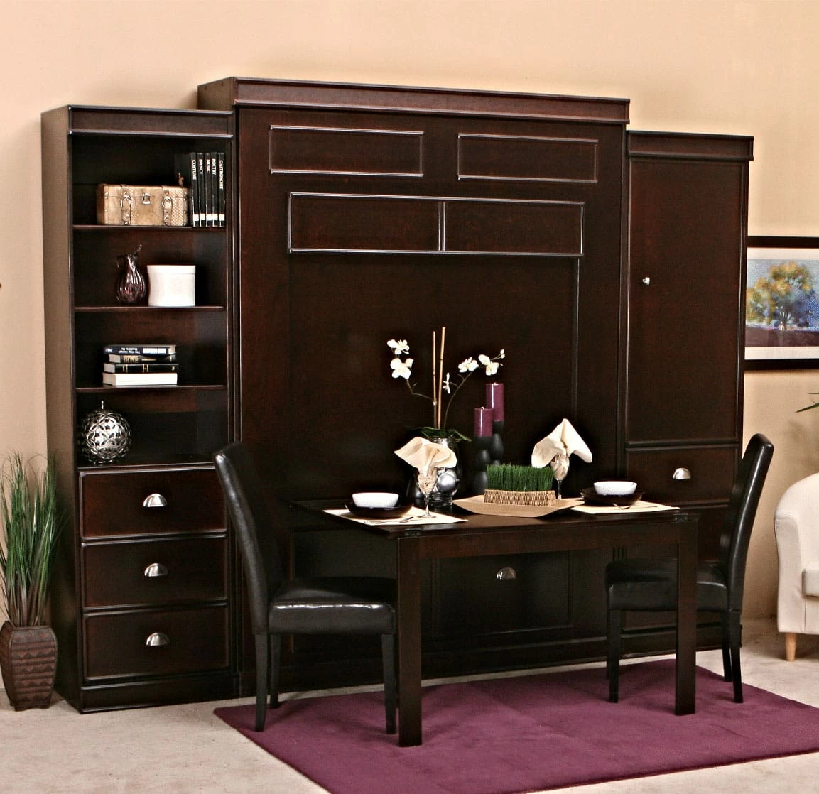 Bristol Vertical Wall Bed W/Table 3 Bristol Vertical Wall Bed W/Table