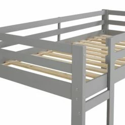 Walker Edison Low Wood Twin Bunk Bed - Gray 8 Walker Edison Low Wood Twin Bunk Bed - Gray -WALKER EDISON Shop WE BWJRTOTGY 2