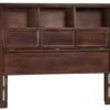 McKenzie Queen Bookcase Headboard, Caffe