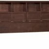McKenzie Cal-King Bookcase Headboard, Caffe