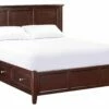 McKenzie Queen Petite Storage Bed, Caffe 2 McKenzie Queen Petite Storage Bed, Caffe -WALKER EDISON Shop WW McKenzie Caffe 59