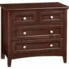 McKenzie 4-Drawer Nightstand, Caffe -WALKER EDISON Shop WW McKenzie Caffe 61