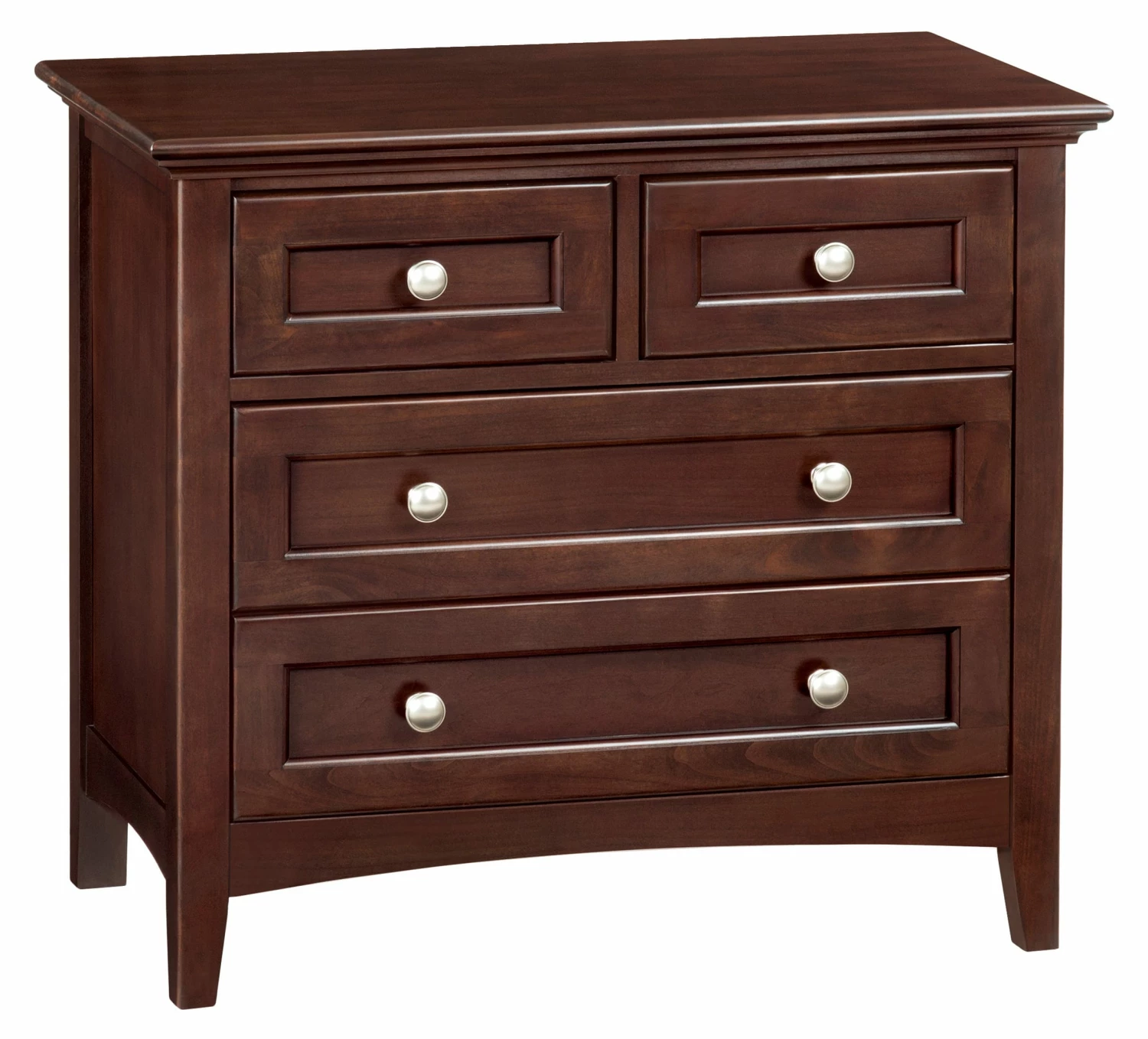 McKenzie 4-Drawer Nightstand, Caffe 3 McKenzie 4-Drawer Nightstand, Caffe