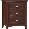 McKenzie 3-Drawer Nightstand, Caffe -WALKER EDISON Shop WW McKenzie Caffe 8
