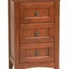 McKenzie Small 3-Drawer Nightstand, Glazed Antique Cherry -WALKER EDISON Shop WW McKenzie Cherry 8