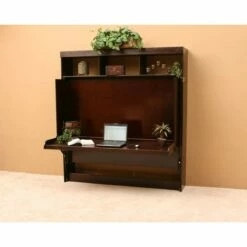 Avalon Hidden Bed With Desk And Built-in Hutch
