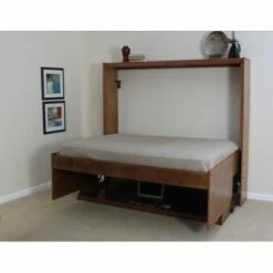 Avalon Hidden Bed With Desk 10 Avalon Hidden Bed With Desk -WALKER EDISON Shop Wallbeds Modern Birch Murphy Bed 3 1