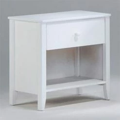 Zest 1 Drawer Nightstand -WALKER EDISON Shop YCD ZES 1A WH