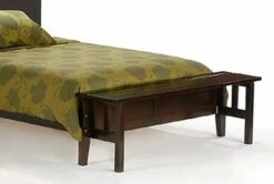 P Series Solstice Cherry Platform Bed 11 P Series Solstice Cherry Platform Bed -WALKER EDISON Shop bench 2