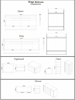 Braga Premium Nightstand 9 Braga Premium Nightstand -WALKER EDISON Shop braga dims