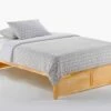 NYC Deal K Series Basic Natural Platform Bed (King Size) -WALKER EDISON Shop k basic natural