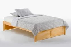 NYC Deal K Series Basic Natural Platform Bed (King Size)