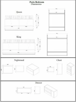 Porto Premium Nightstand 9 Porto Premium Nightstand -WALKER EDISON Shop porto dims